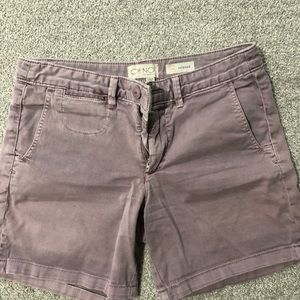 Chino by Anthropologie purple shorts
